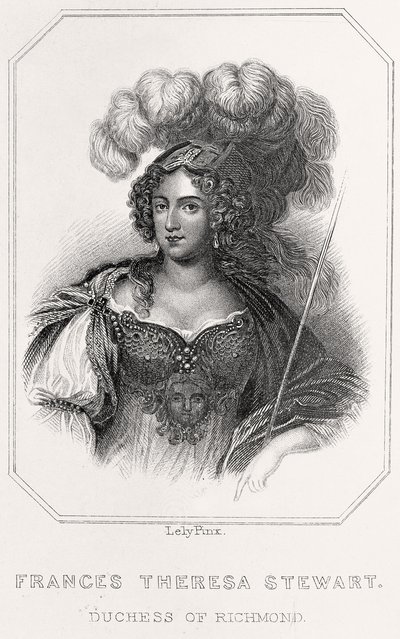 Porträt von Frances Theresa Stewart von English School