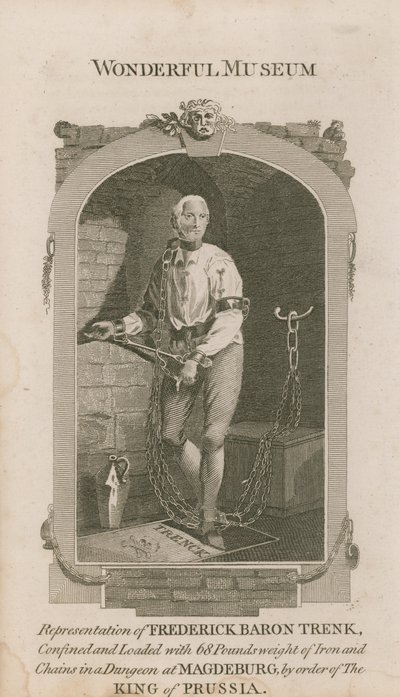 Porträt von Frederick Baron Trenk von English School
