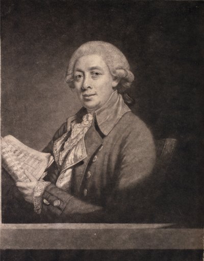 Porträt von Giusto Ferdinando Tenducci (1736-1800) 1782 von English School