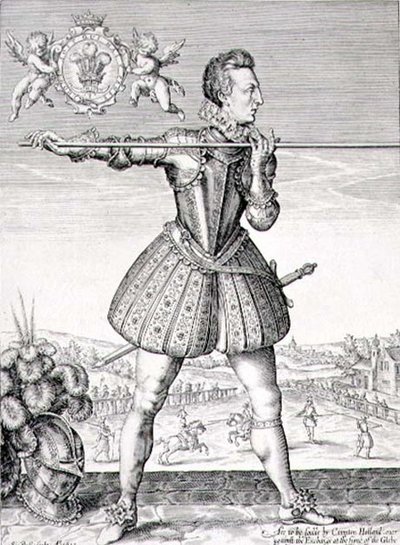 Porträt von Henry, Prinz von Wales (1594-1612) graviert von Simon de Passe (1595-1647) 1612 von English School