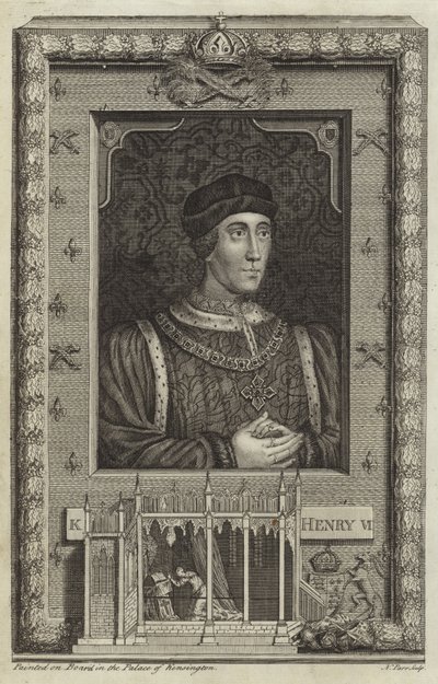 Porträt von Heinrich VI. von England von English School
