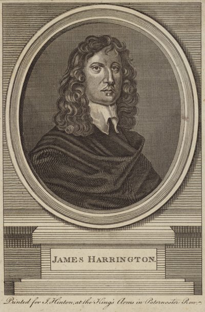 Porträt von James Harrington von English School
