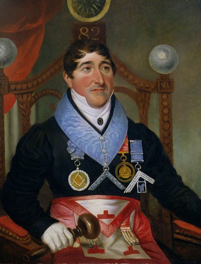 Porträt von John James Howell Coe, 1820er Jahre von English School