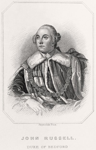 Porträt von John Russell, Herzog von Bedford, 1835 von English School