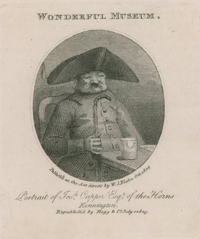 Porträt von Joseph Capper vom Horn, Kennington von English School