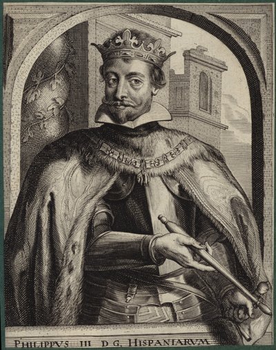 Porträt von König Philipp III. von Spanien von English School