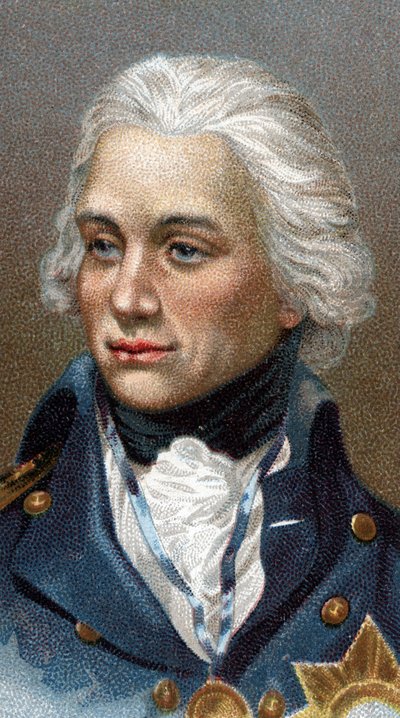 Porträt von Lord Horatio Nelson - Aus der Serie „Leaders of Men“ von English School
