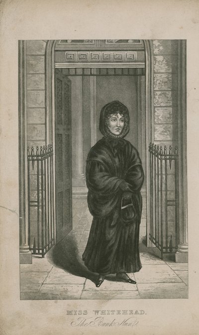 Porträt von Miss Whitehead von English School