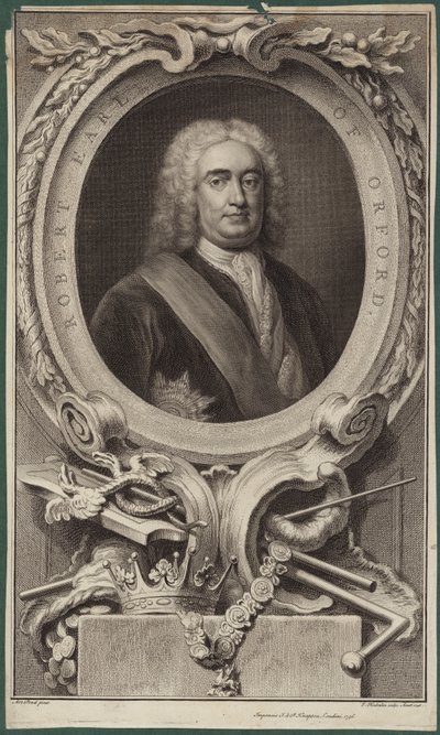 Porträt von Robert Walpole, Earl of Orford von English School