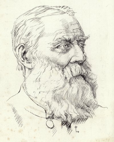 Porträt von Walter Skeat von English School