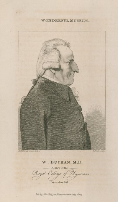 Porträt von William Buchan von English School