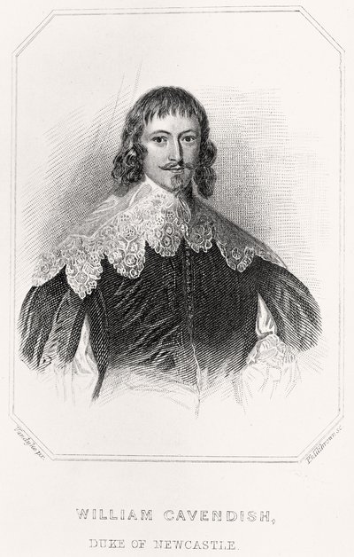 Porträt von William Cavendish, Herzog von Newcastle von English School