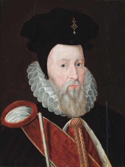 Porträt von William Cecil, Lord Burghley von English School