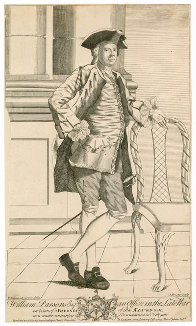 Porträt von William Parsons von English School