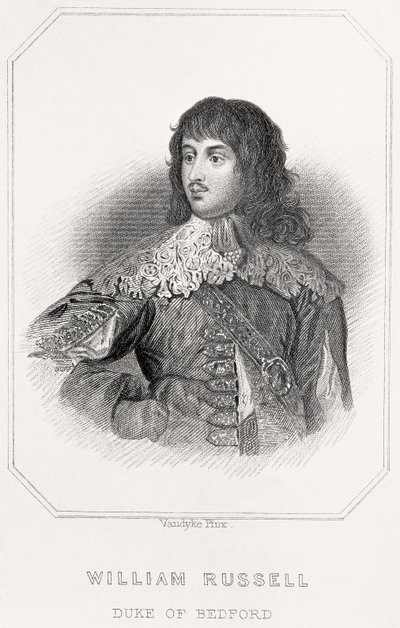 Porträt von William Russell, Herzog von Bedford von English School