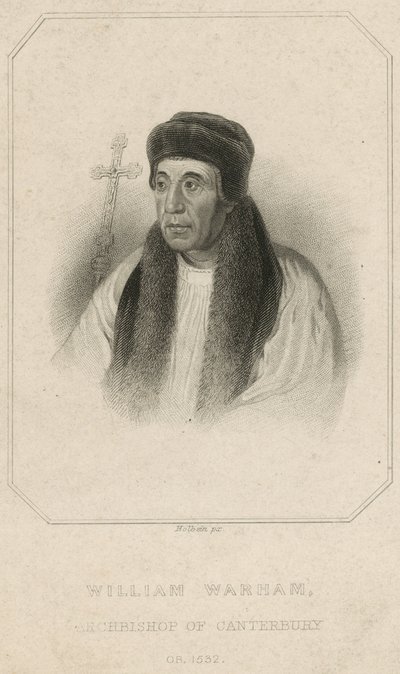 Porträt von William Warham von English School