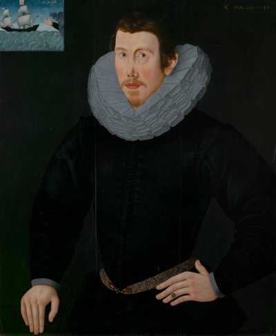 Porträt eines Gentlemans von English School