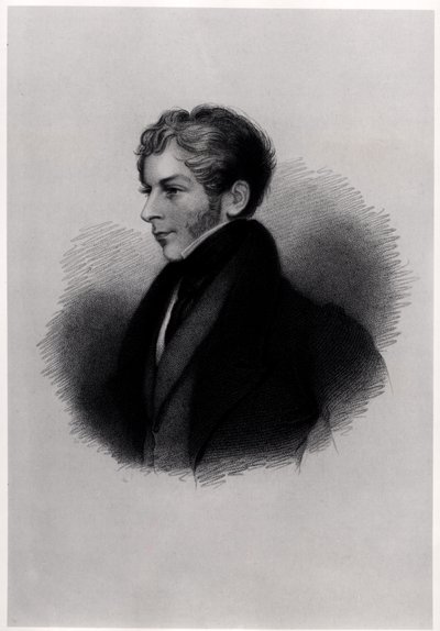 Porträt des Earl of Clare, aus Illustrationen zum Leben und Werk von Lord Byron, Band II, von E.F.Fuden, 1833-34 von English School