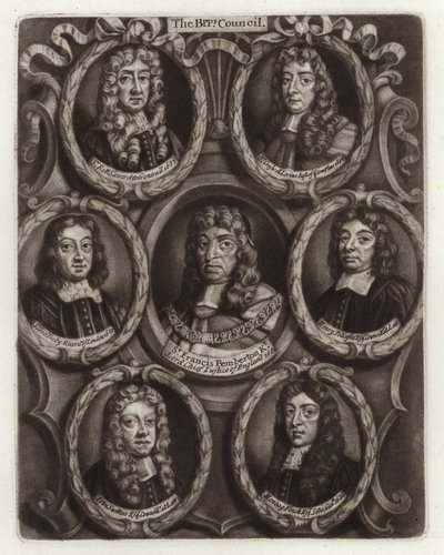Porträts des Bischofsrats von English School