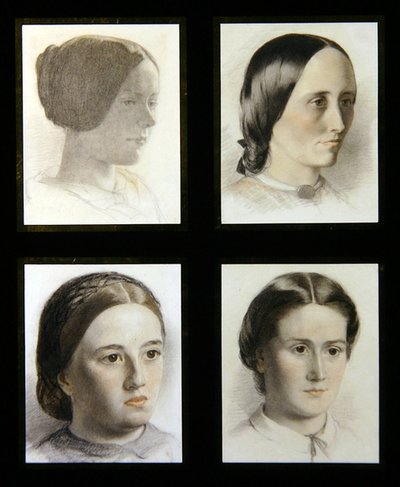 Porträts junger Damen, ca. 1830 von English School