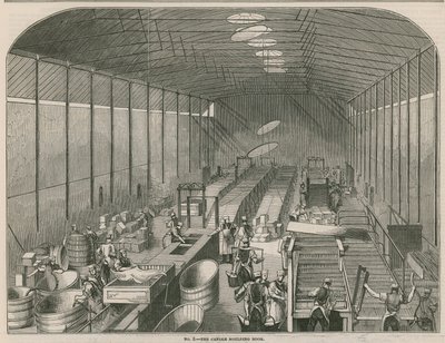 Prices Patent Candle Companys Werke; Der Kerzenformraum von English School