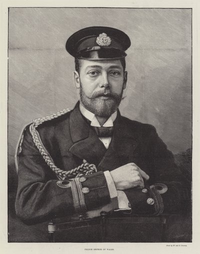 Prinz Georg von Wales (Gravur) von English School