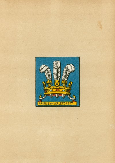 Wappen des Prinzen von Wales von English School