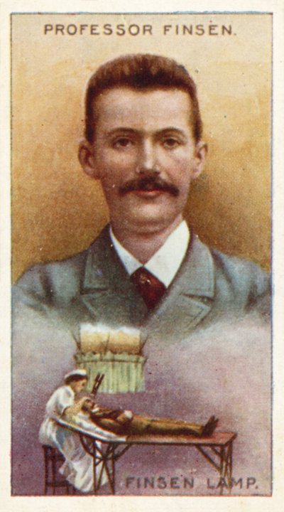 Professor Finsen, Finsen-Lampe von English School