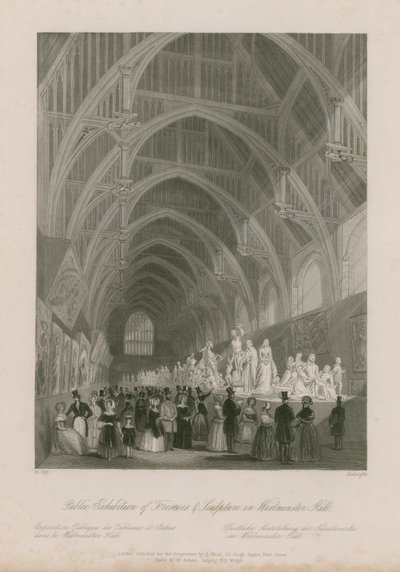 Öffentliche Ausstellung von Fresken & Skulpturen von English School