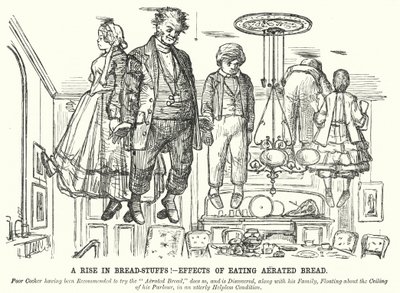 Ein Anstieg der Brotpreise! - Auswirkungen des Verzehrs von belüftetem Brot (Stich) von English School