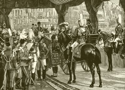 Königin Victoria, Jubiläum, Westminster Abbey, Kutsche, Pferde von English School