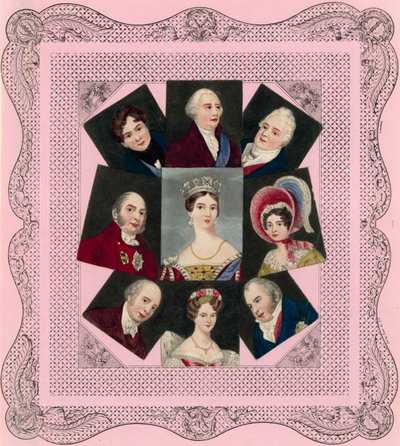 Königin Victoria und ihre Familie von English School