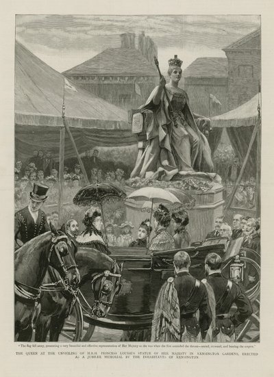 Königin bei der Enthüllung von English School