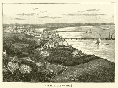 Ramsay, Isle of Man (Gravur) von English School