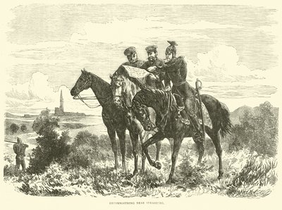 Erkundung in der Nähe von Straßburg, September 1870 von English School