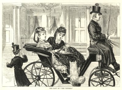 Repräsentative Derby-Frauen: Die Dame der Victoria von English School