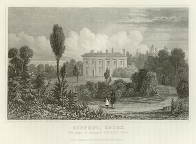 Riffens, Essex, der Sitz von Spencer Phillips, Esquire von English School