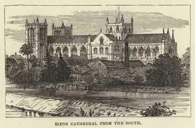 Ripon Kathedrale von Süden von English School