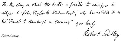 Robert Southey von English School