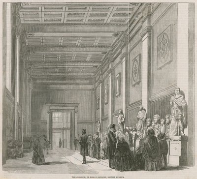Römische Galerie im British Museum von English School