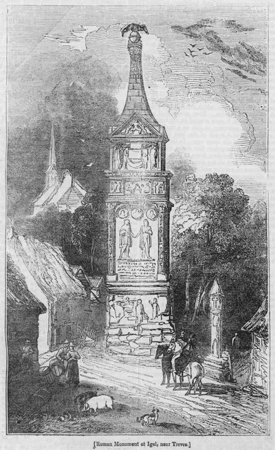 Römisches Denkmal bei Igel, in der Nähe von Trier von English School