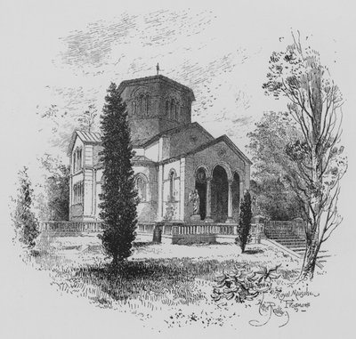 Königliches Mausoleum, Frogmore (Stich) von English School