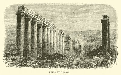 Ruinen von Gerasa von English School