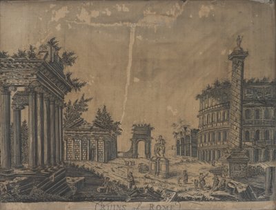 Ruinen von Rom, 1780er Jahre von English School