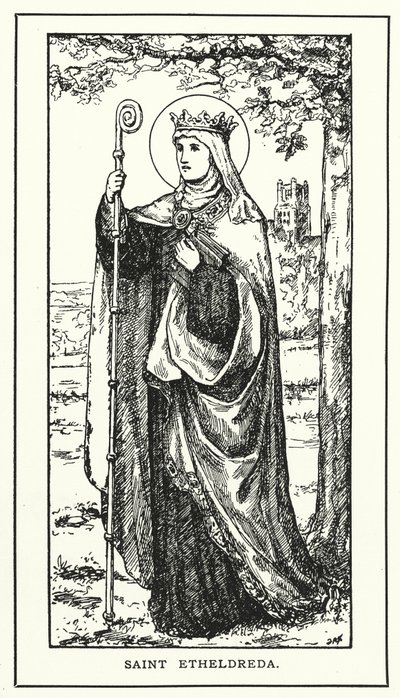 Heilige Etheldreda von English School