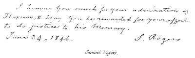 Samuel Rogers von English School