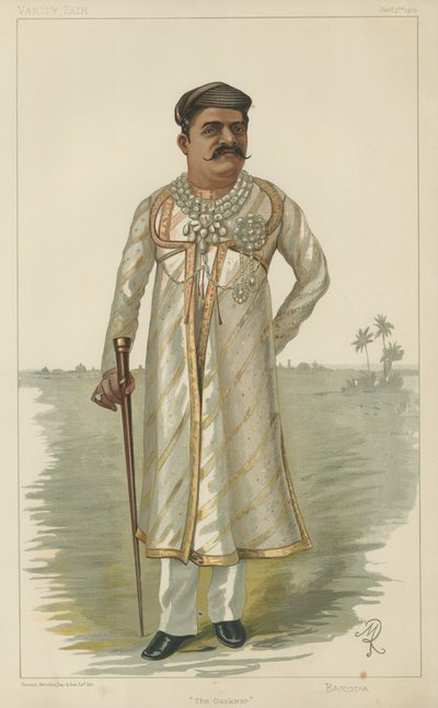 Sayajirao Gaekwad III, der Gaekwar von Baroda von English School