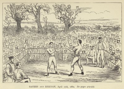 Sayers und Heenan, 17. April 1860 von English School