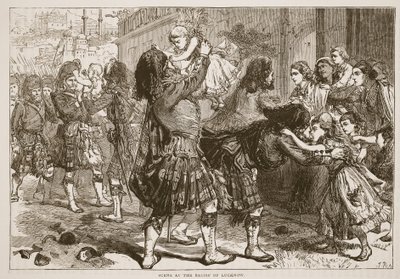 Szene bei der Befreiung von Lucknow, Illustration aus Cassells Illustrierter Geschichte Englands von English School
