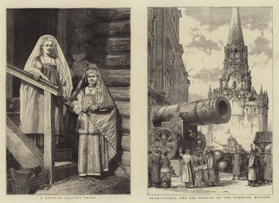 Szenen in Russland (Stich) von English School